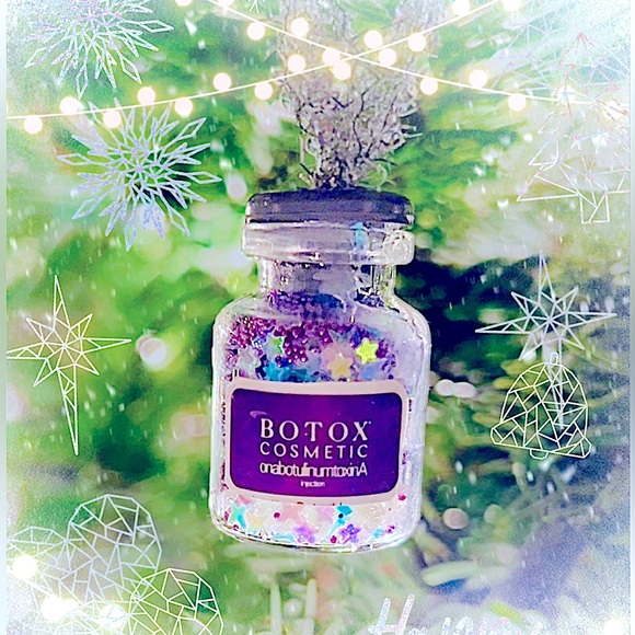 Botox Holiday Ornament- handmade! - Picture 6 of 10